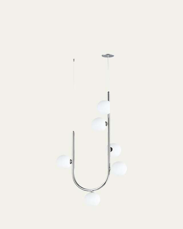 Nina Magon Design from Studio M Contour 6-Light Cord Hung Pendant 4000K